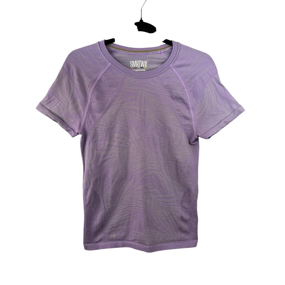 Smartwool Intraknit Active Lavendar Short Sleeve Seamless Baselayer SZS